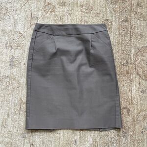 J. Crew Slate Gray Pencil Skirt